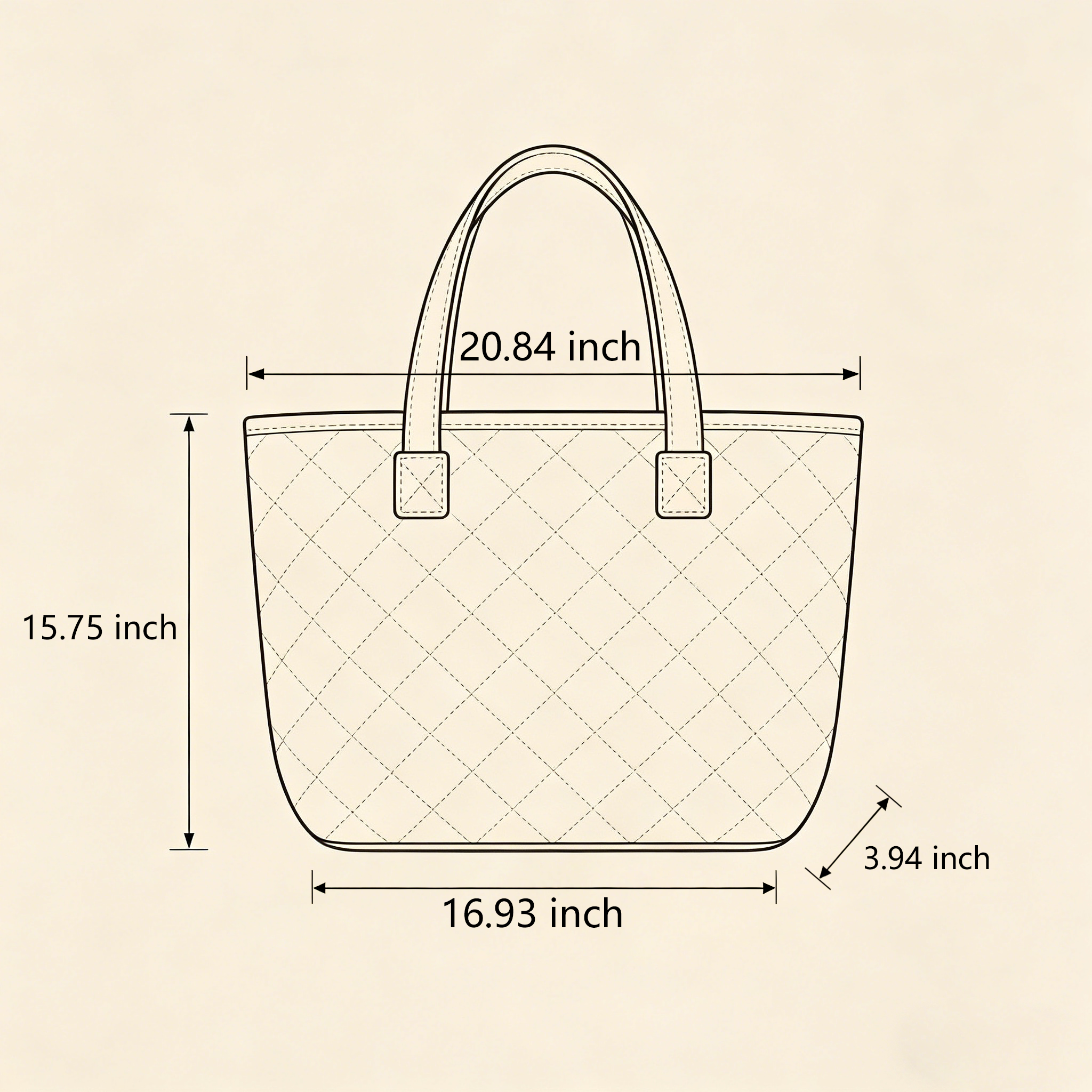 Luxury Cat Art Tote Bag, Large Capacity Commuter Shoulder Bag, Artistic Designer Handbag / 20.87" x 15.75"